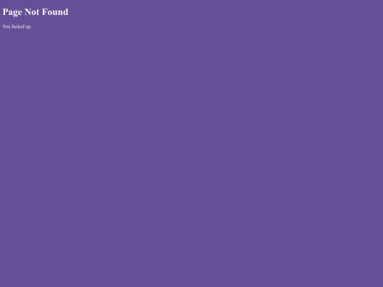 not_found screenshot