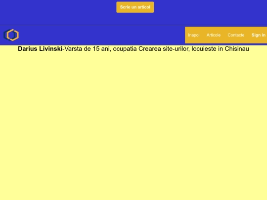 Despre Noi screenshot