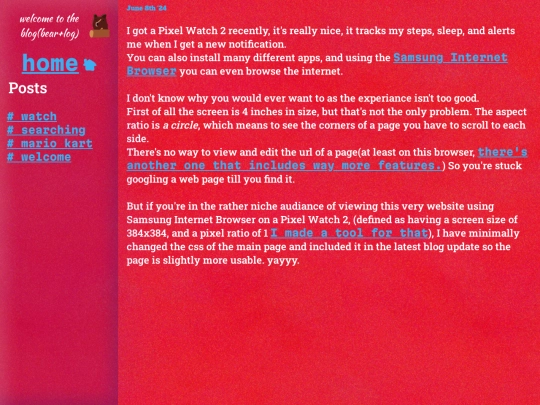 blog/watch screenshot