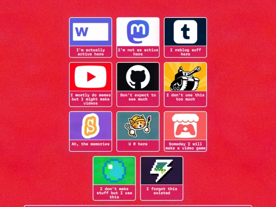 socials screenshot