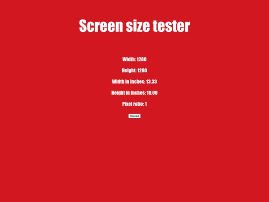 test-screen screenshot