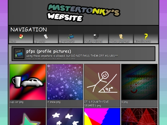 artworks/pfps screenshot