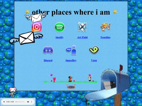 links screenshot
