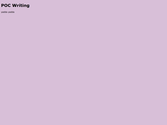 writing screenshot