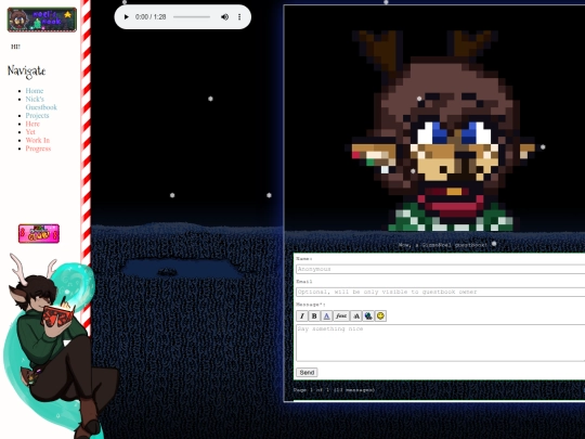 guestbook screenshot