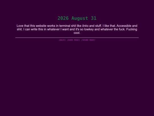 pages/entries/2026_08_31 screenshot