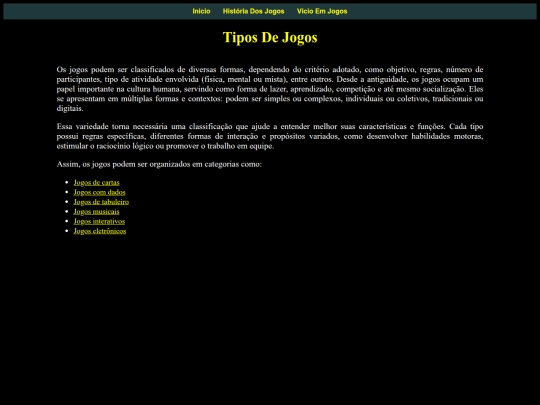 projeto/tipojogos screenshot