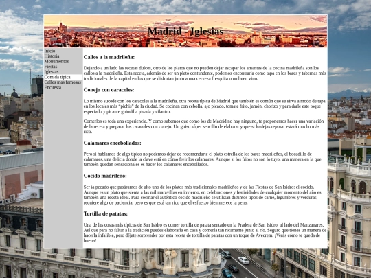 comida tipica screenshot