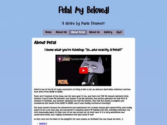 aboutpetal screenshot