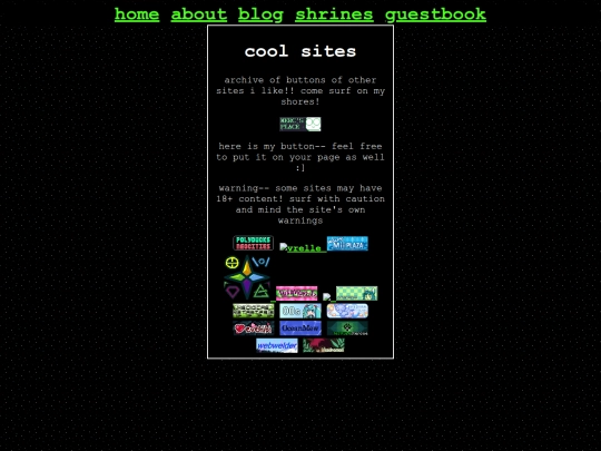 coolsites screenshot