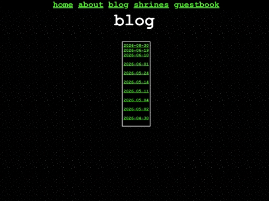 posts/archive screenshot
