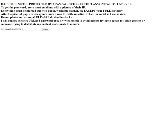 AFTERDARK+18/PASSWORDANDVERIFICATION screenshot