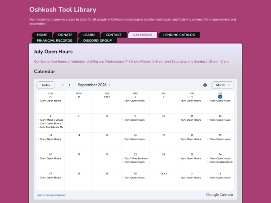 calendar screenshot