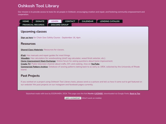 learn screenshot