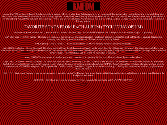 kmfdm screenshot