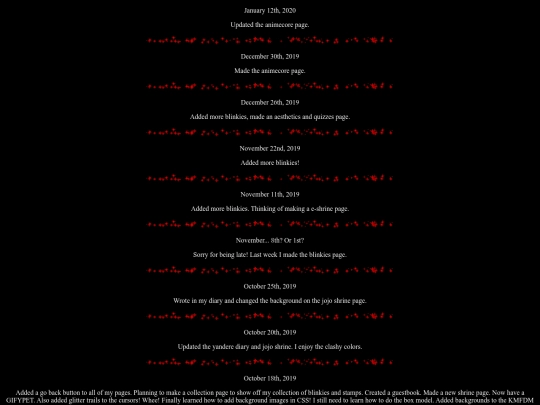 updates screenshot