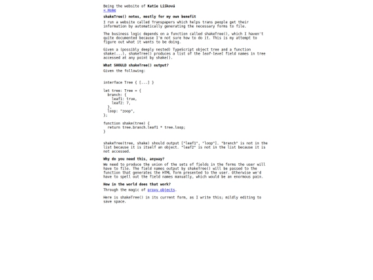 shakeTree screenshot
