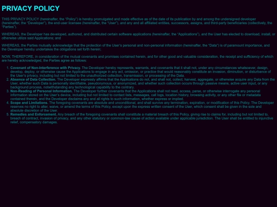 privacy_policy screenshot