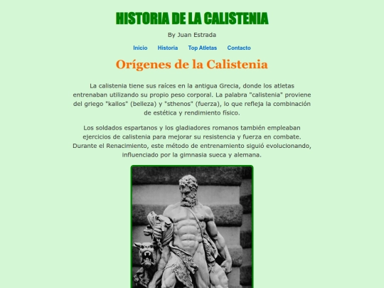 calistenia/historia screenshot
