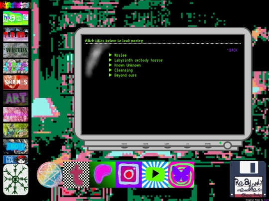 Calm/CalmWritiesPages/CalmPoetry screenshot
