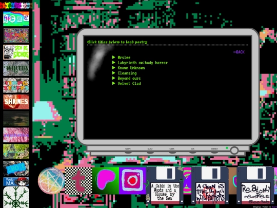 WritiesPages/Poetry screenshot