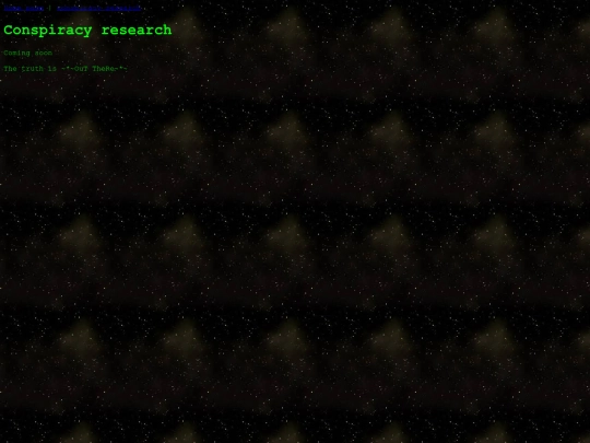 conspiracies screenshot