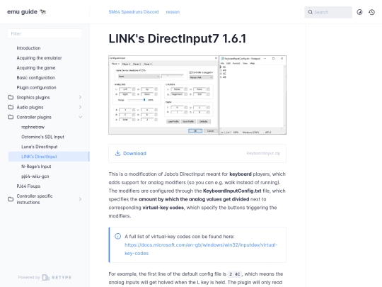 emuguide/keyboardinput screenshot