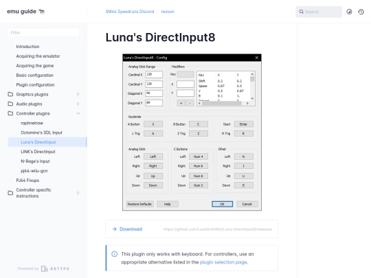 emuguide/luna screenshot
