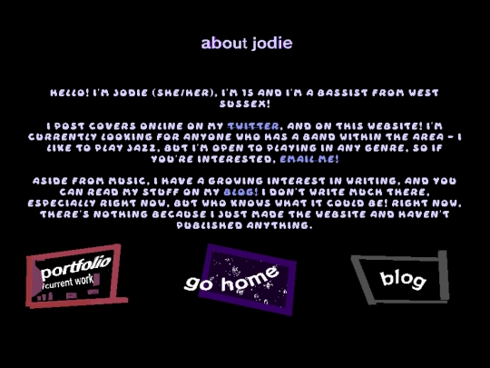 about-jodie screenshot