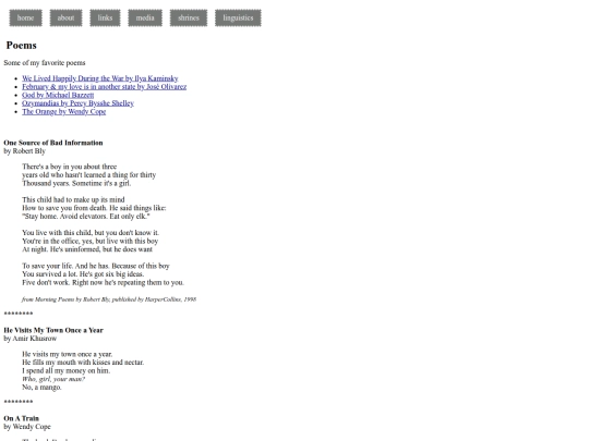 poems screenshot