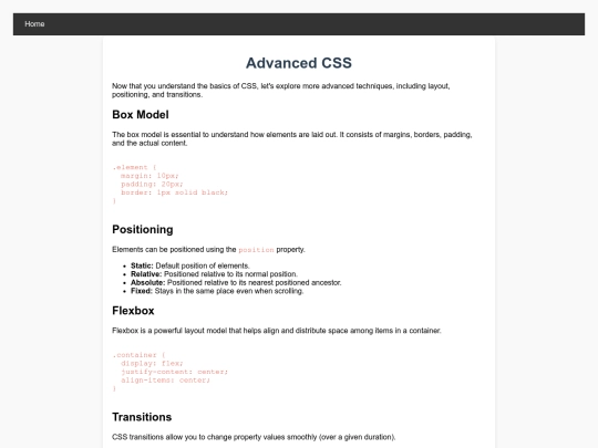 html/lesson6 screenshot