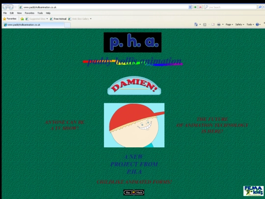 p.h.a./pha_homepage screenshot