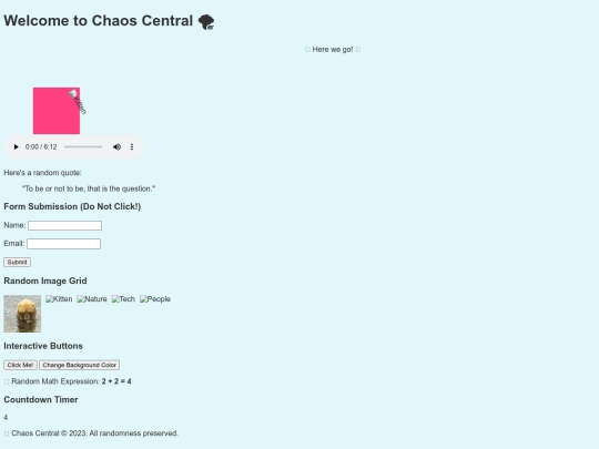 ChaosCentral screenshot