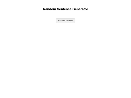 RandSenGen screenshot
