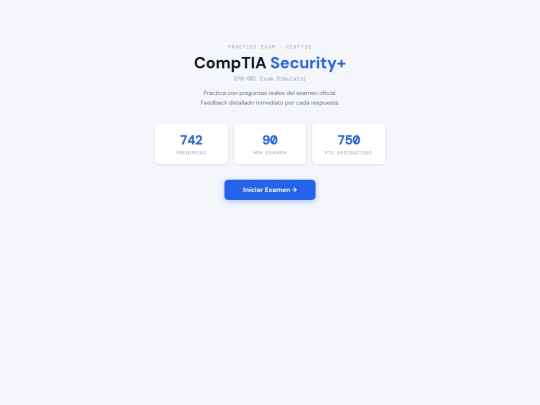 ComTIA/Securityplussy0601exam screenshot