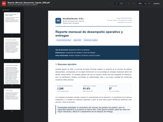 Eme/Reporte screenshot