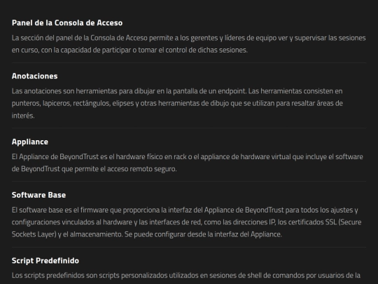 TerminosClaveBeyundTrust screenshot
