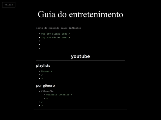 pages/entretenimento screenshot