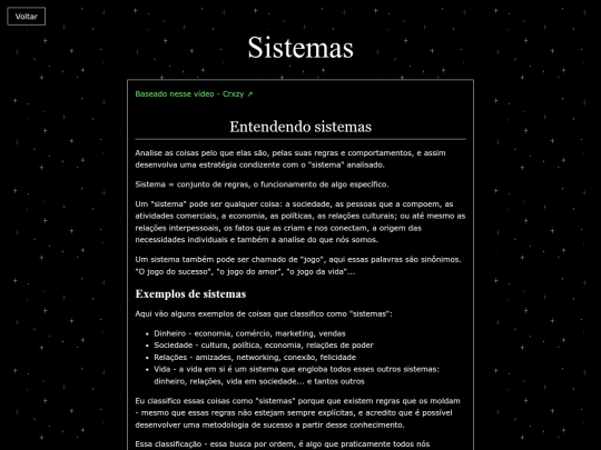 pages/sistemas screenshot