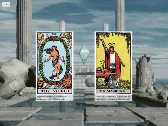 pages/tarot screenshot