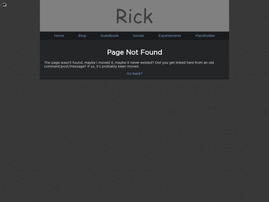not_found screenshot