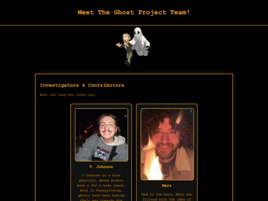 meet the team screenshot