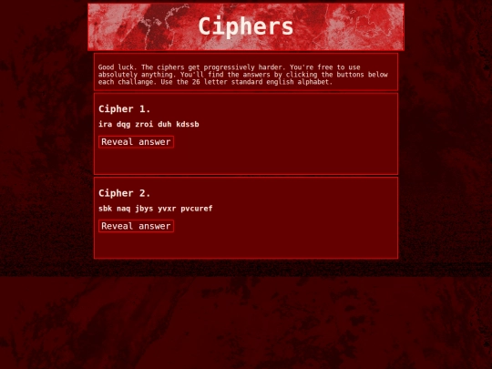 ciphers screenshot