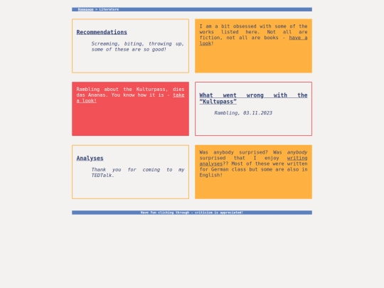 literature screenshot
