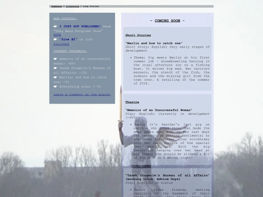 literature/longs screenshot