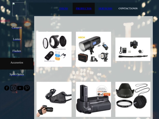 Productos/Accesorios screenshot