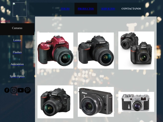 Productos/Camaras screenshot