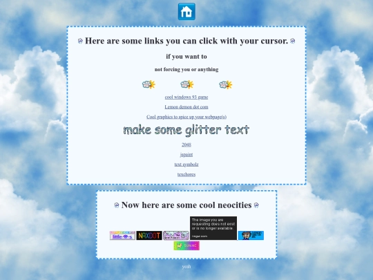 links screenshot
