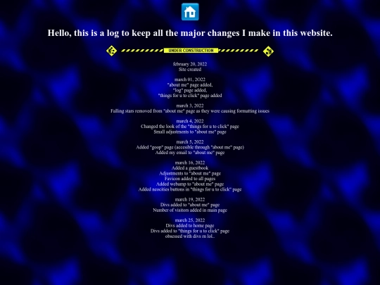 log screenshot