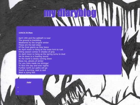 blog screenshot
